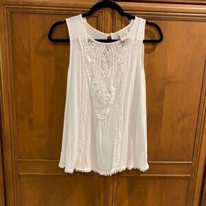 Nwot Know Rose White Lace Blouse